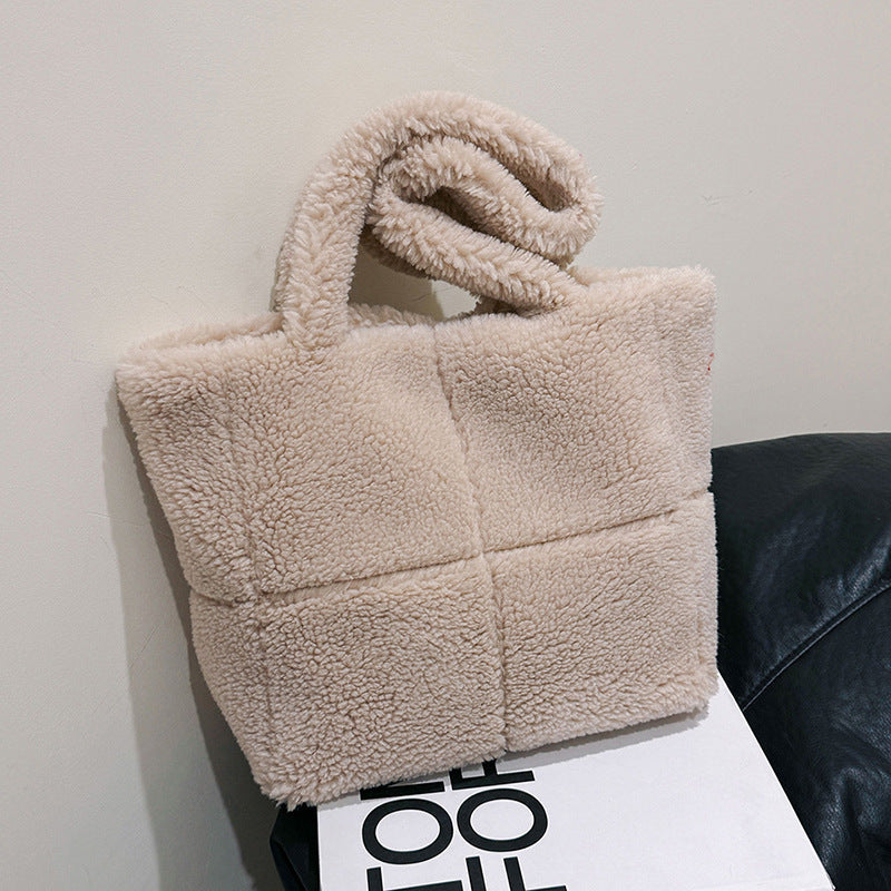 Women'S Designer Luxury Plush Bag Cute Tote