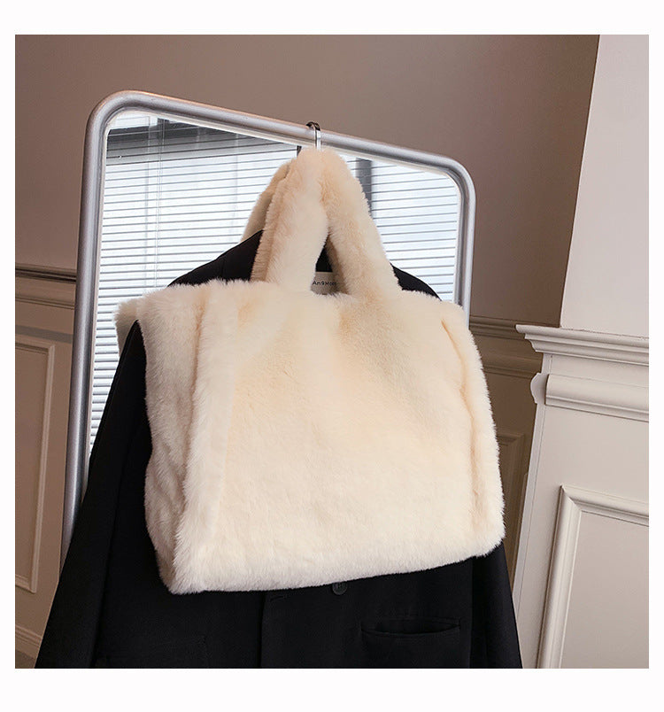 Bags Chain Plush Handbag Totes Shoulder Bag
