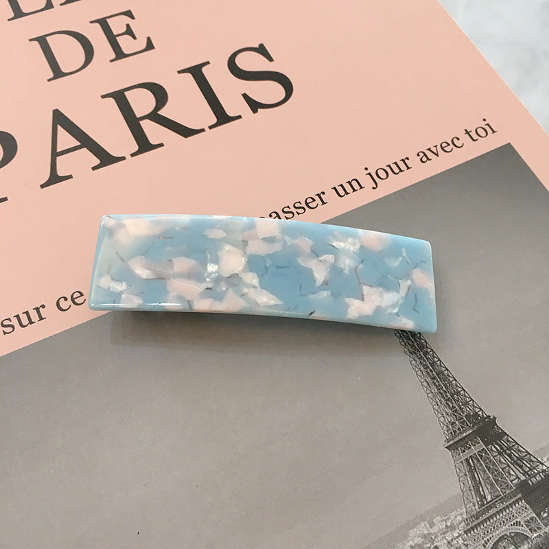 Acetate Simple Graceful Hair Accessories Horizontal Clip