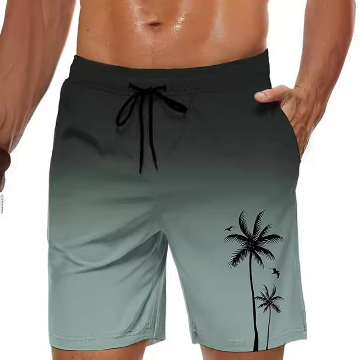 Hawaiian Series 3D Printed Summer Loose Beach