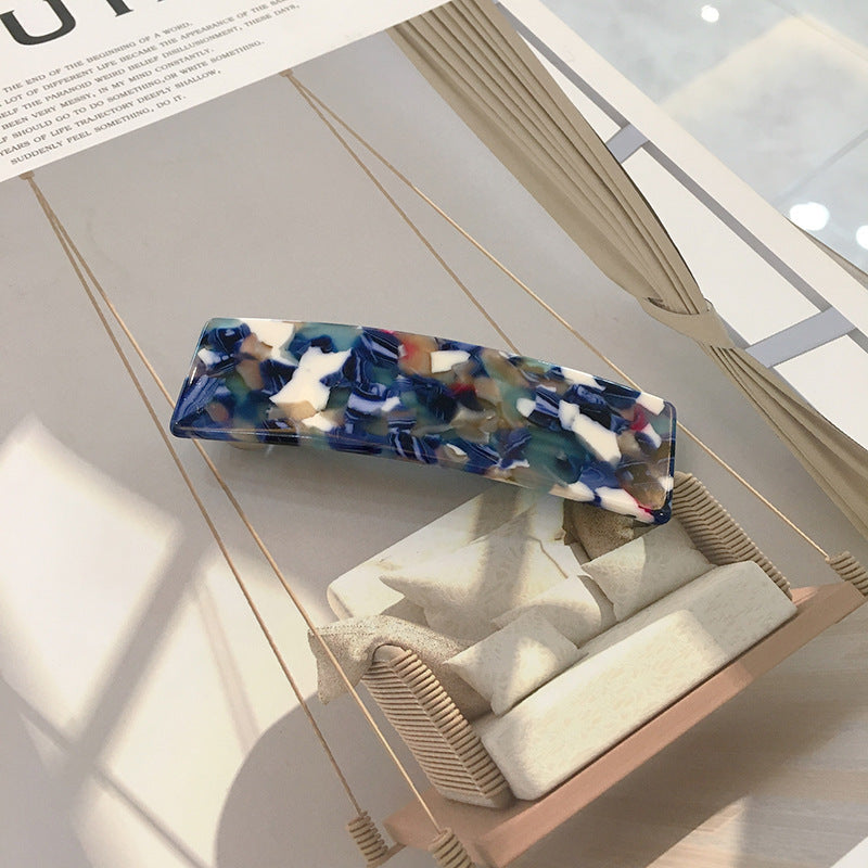 Acetate Simple Graceful Hair Accessories Horizontal Clip