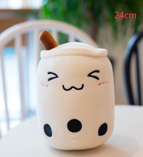 Cute Fruit Drink Plush Stuffed Soft Strawberry