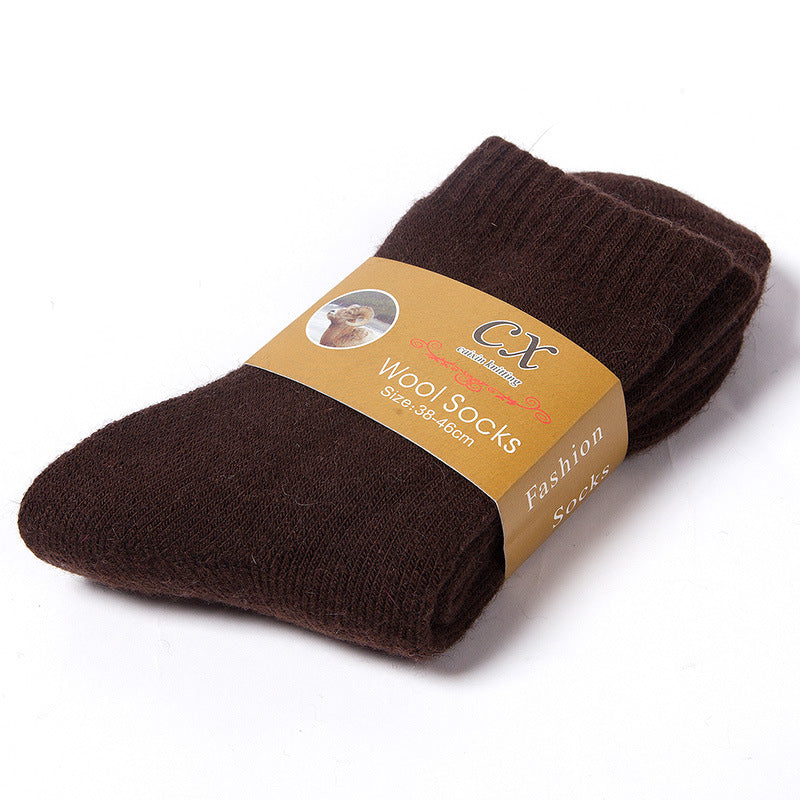 Men'S Thick Terry Thermal Socks Thick Rabbit
