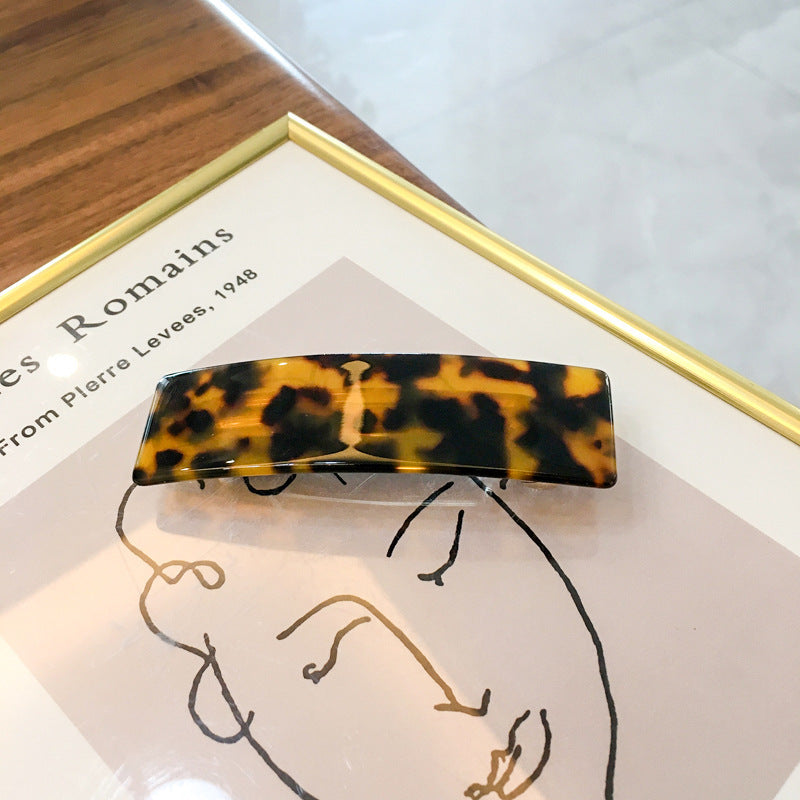 Acetate Simple Graceful Hair Accessories Horizontal Clip