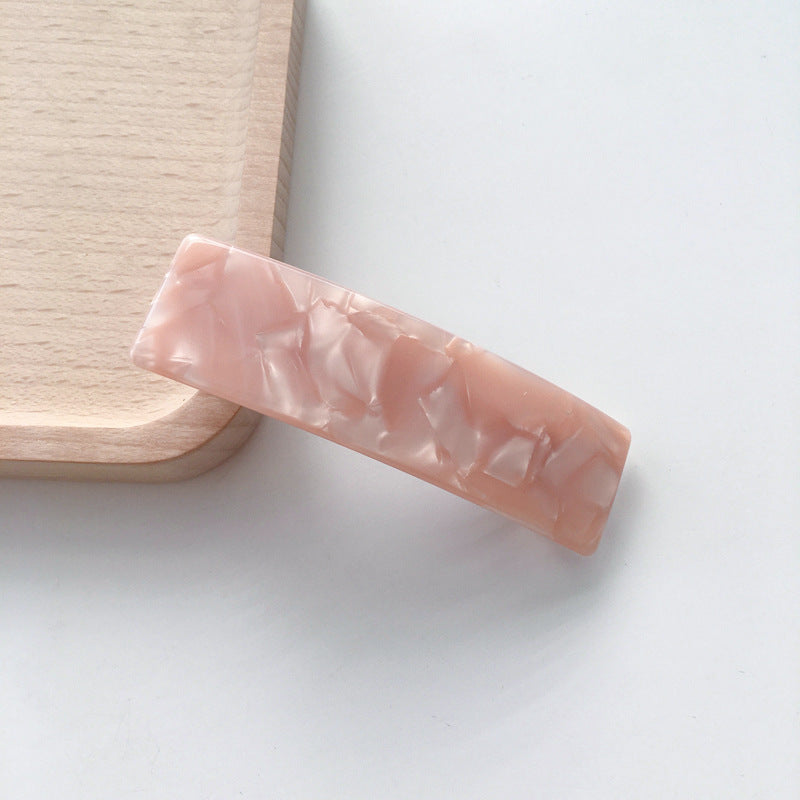 Acetate Simple Graceful Hair Accessories Horizontal Clip