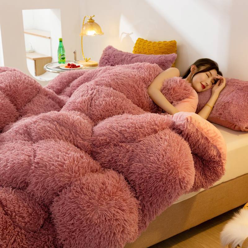 Super Soft Fleece Mink Crystal Velvet Thickened