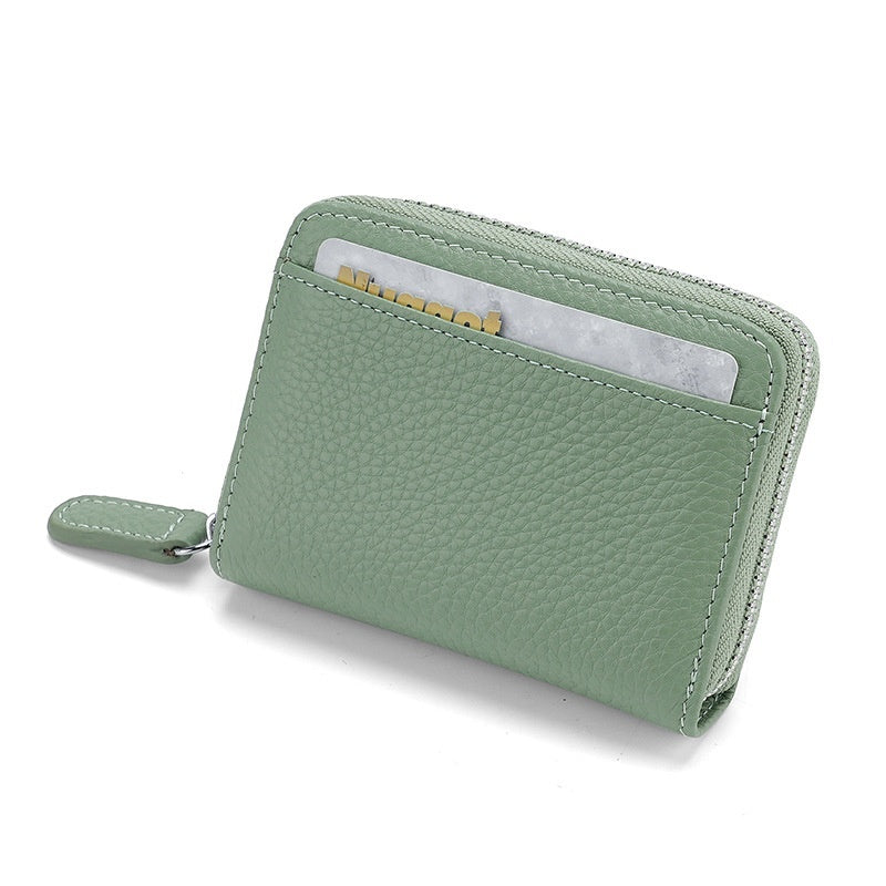 2024 Rfid Genuine Leather Card Wallet Purse