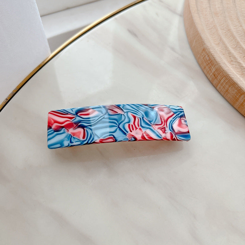 Acetate Simple Graceful Hair Accessories Horizontal Clip
