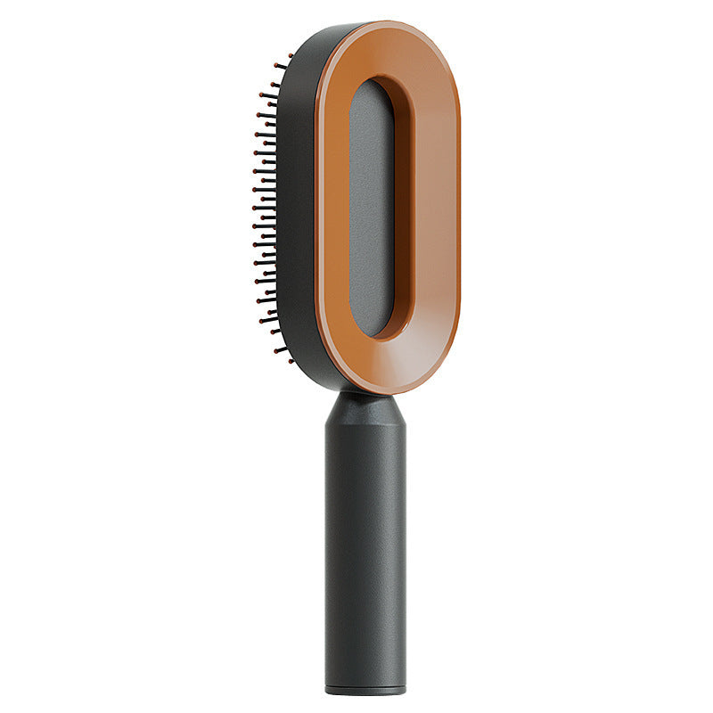 Self Cleaning Hair Brush For One-Key Cleaning