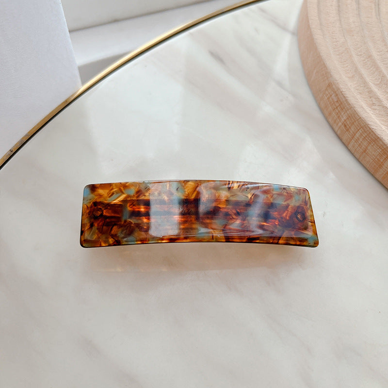 Acetate Simple Graceful Hair Accessories Horizontal Clip