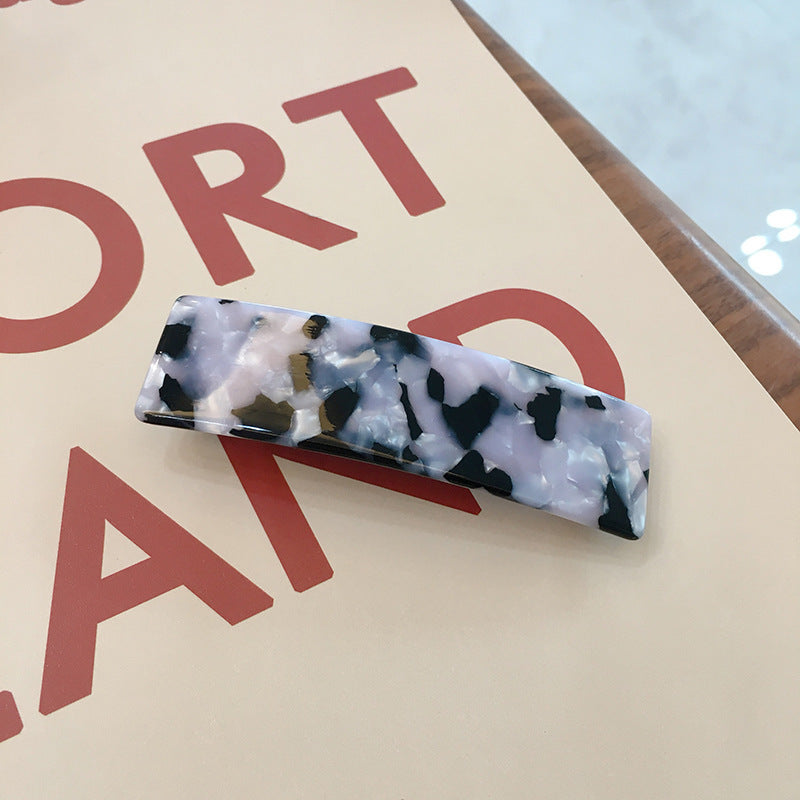 Acetate Simple Graceful Hair Accessories Horizontal Clip