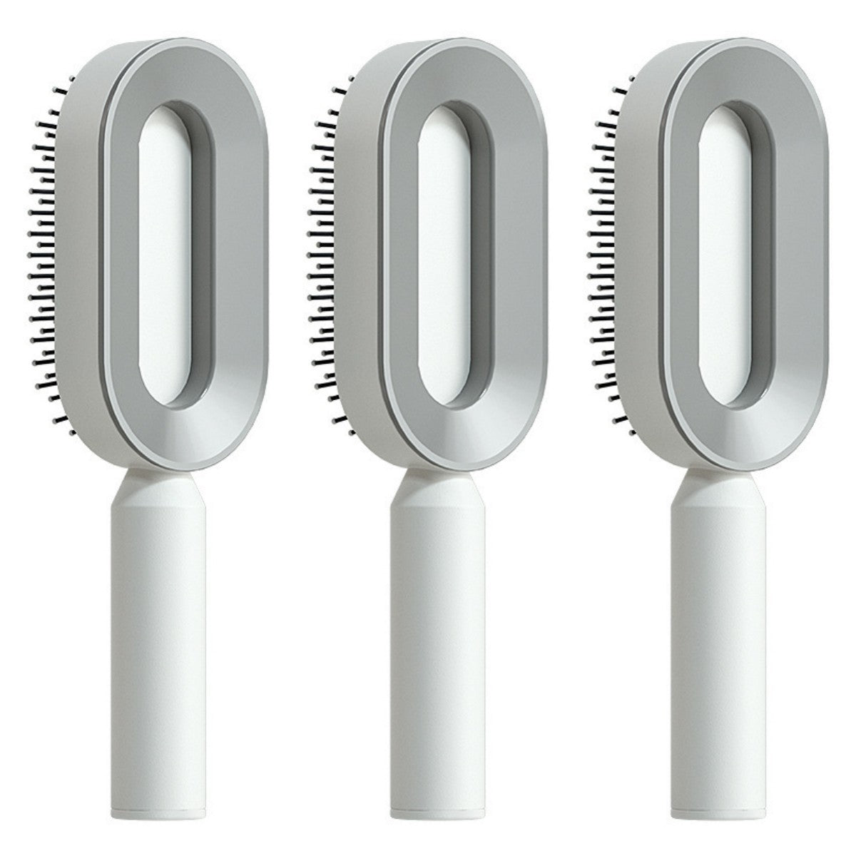 Self Cleaning Hair Brush For One-Key Cleaning