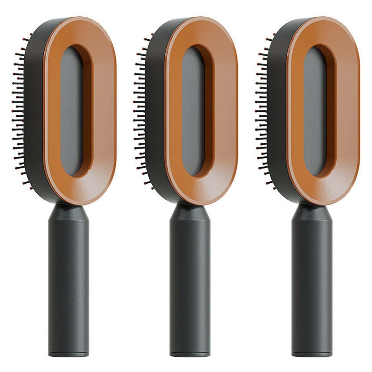 Self Cleaning Hair Brush For One-Key Cleaning