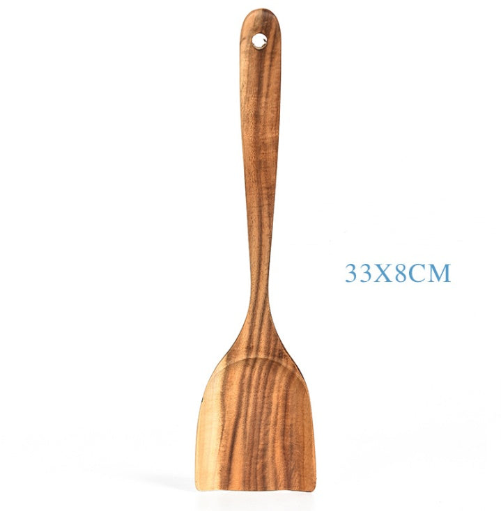 Teak Natural Wood Tableware Spoon Ladle Turner