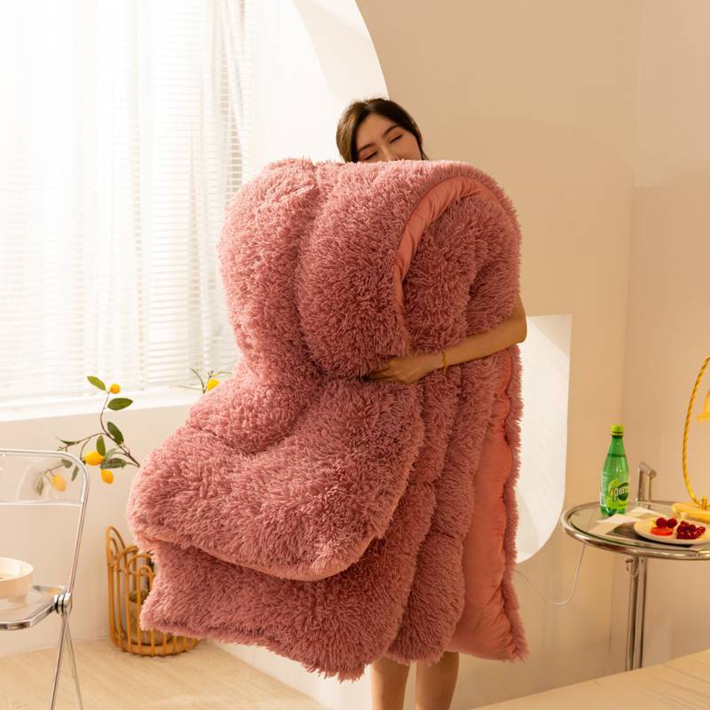 Super Soft Fleece Mink Crystal Velvet Thickened
