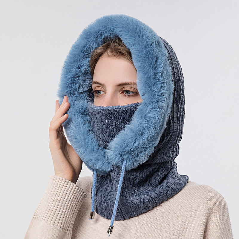 Thick Hat With Scarf Knit Hats For