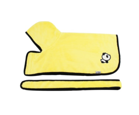 Absorbent Bathrobe With Waist-Wrapped Microfiber