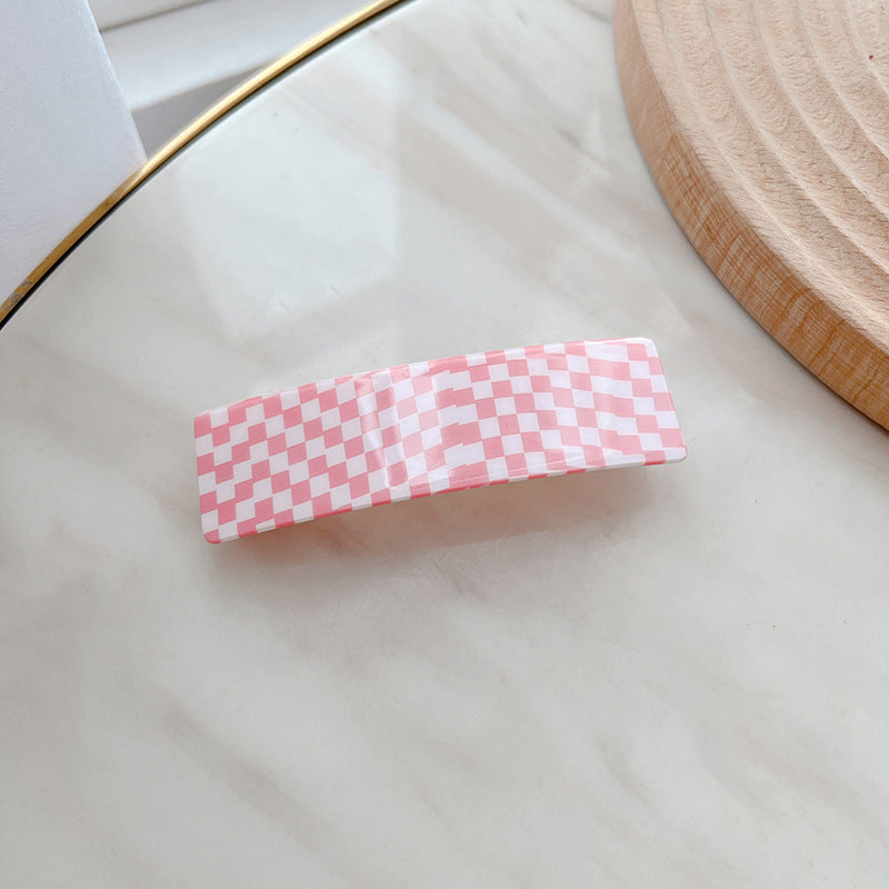 Acetate Simple Graceful Hair Accessories Horizontal Clip