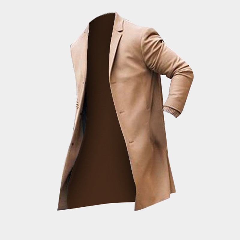 Men'S Trench Jackets Coats Overcoat Classic Jackets