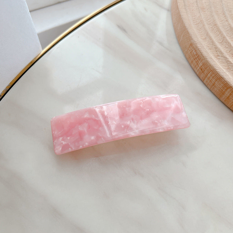 Acetate Simple Graceful Hair Accessories Horizontal Clip