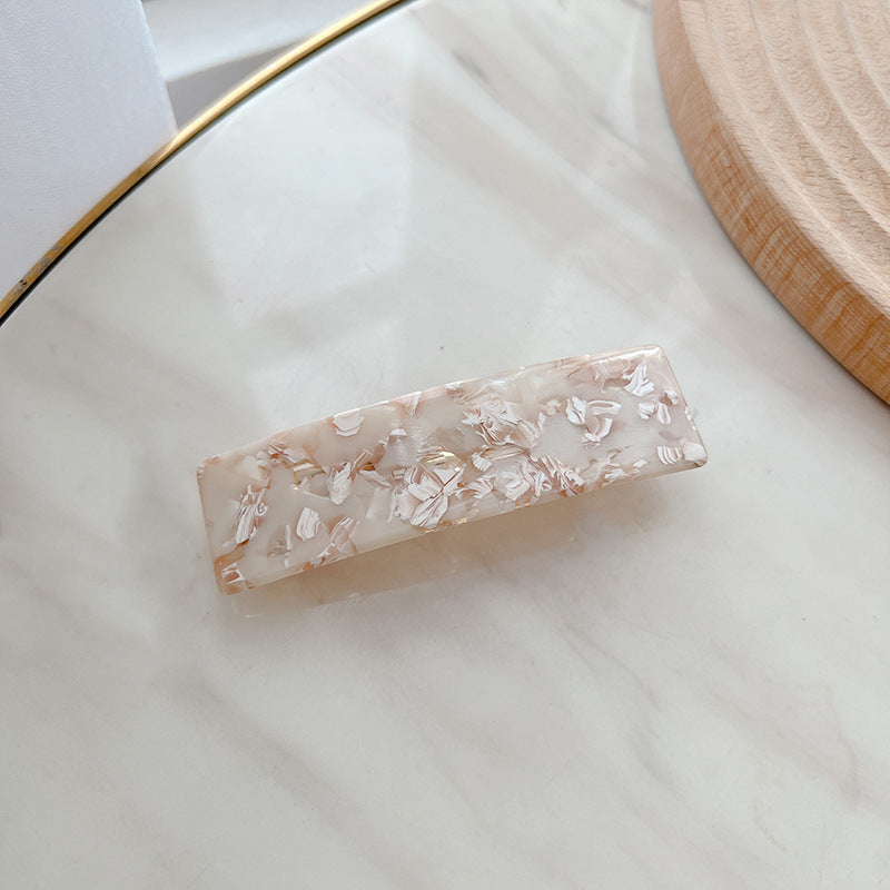 Acetate Simple Graceful Hair Accessories Horizontal Clip