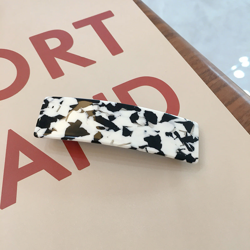 Acetate Simple Graceful Hair Accessories Horizontal Clip