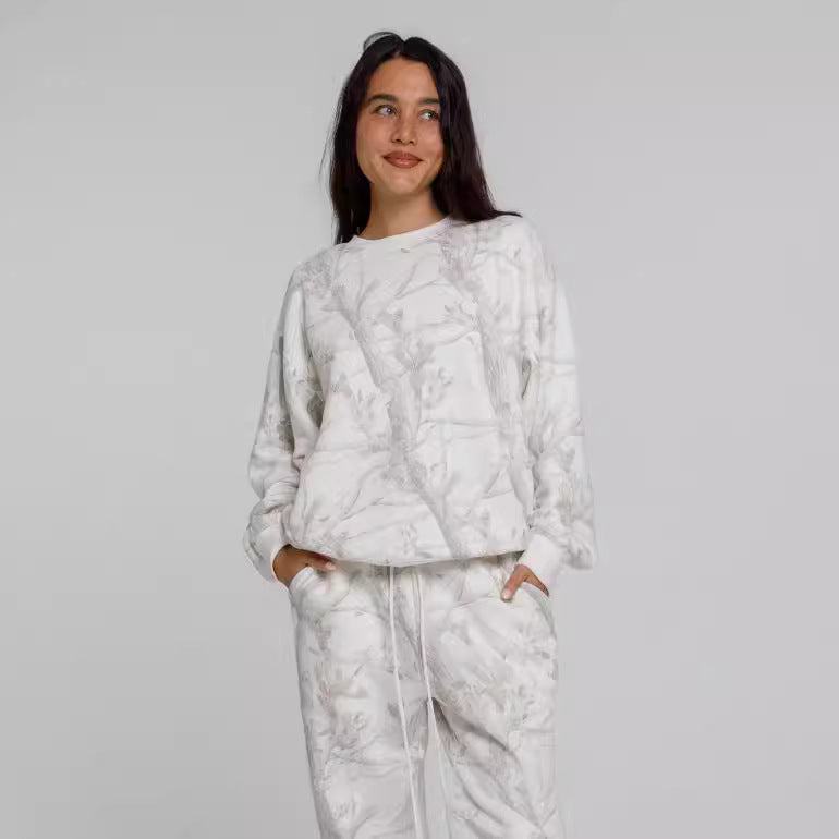 2024 Autumn Two Piece Sets Women Camouflage