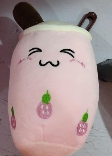 Cute Fruit Drink Plush Stuffed Soft Strawberry