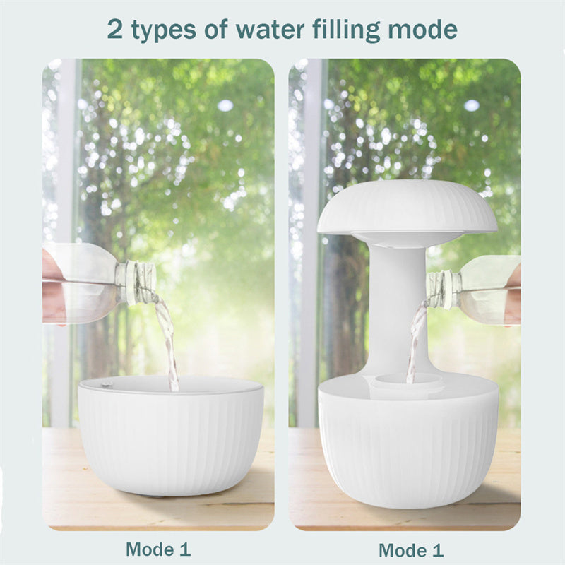 反重力加湿器 静音 逆流式 加湿器 浮遊式
