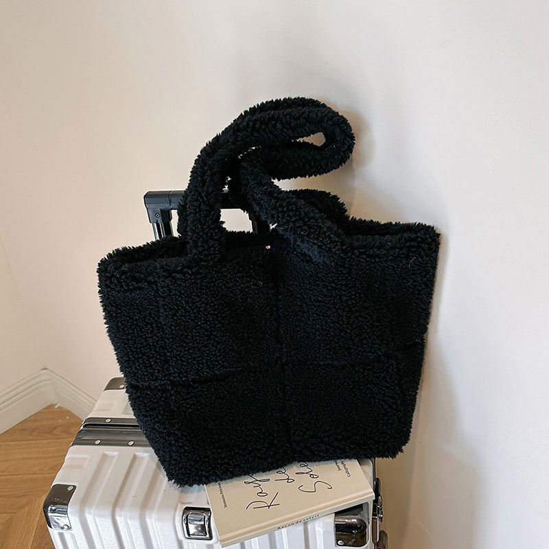 Women'S Designer Luxury Plush Bag Cute Tote