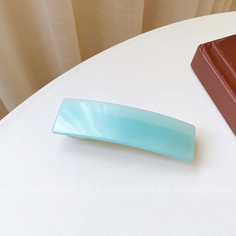 Acetate Simple Graceful Hair Accessories Horizontal Clip