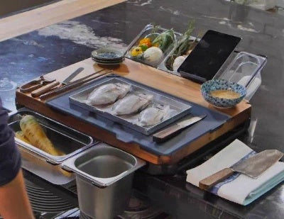 Vegetable Kitchen Cutting Board With Trays Storage
