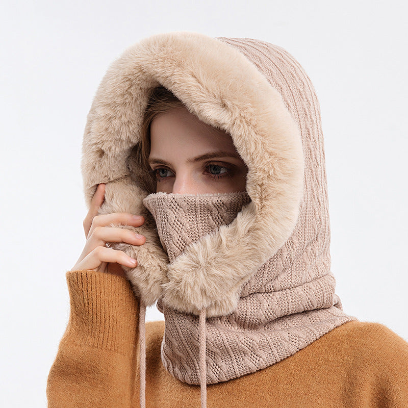 Thick Hat With Scarf Knit Hats For