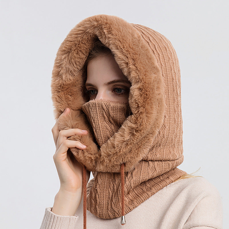 Thick Hat With Scarf Knit Hats For