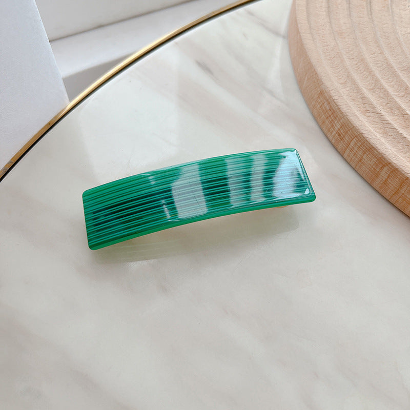 Acetate Simple Graceful Hair Accessories Horizontal Clip