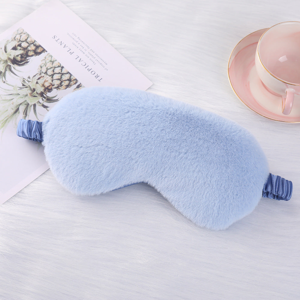 Rabbit Fur Eye Mask Autumn And Comfortable