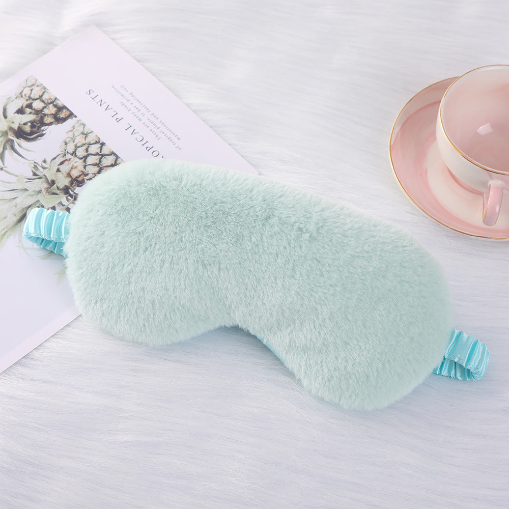 Rabbit Fur Eye Mask Autumn And Comfortable