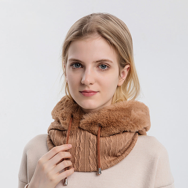 Thick Hat With Scarf Knit Hats For