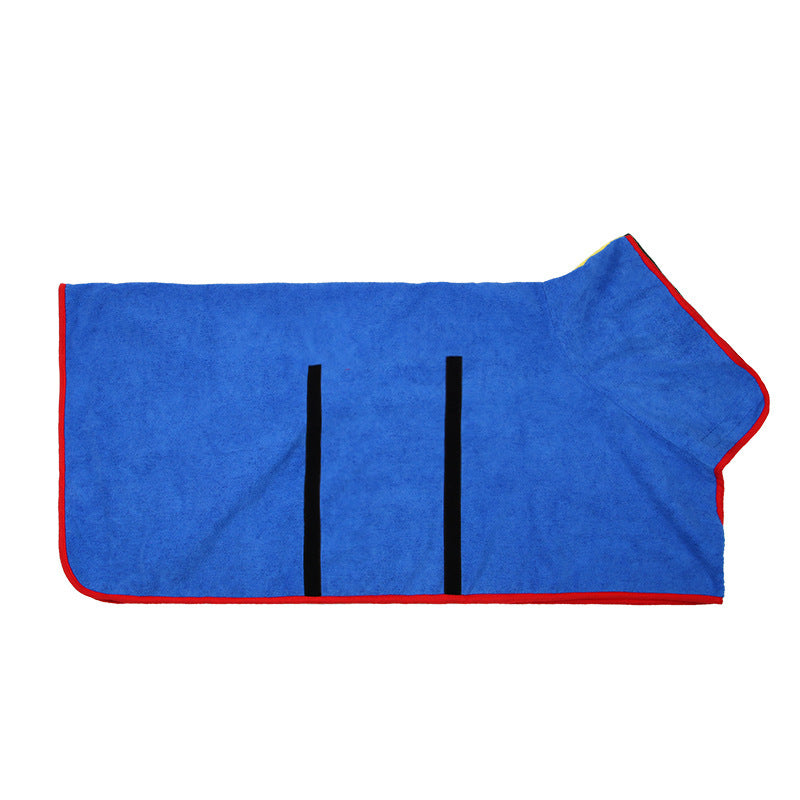 Absorbent Bathrobe With Waist-Wrapped Microfiber