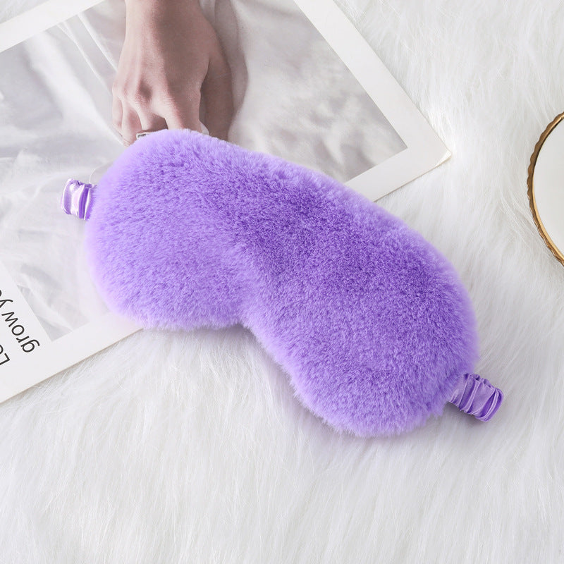 Rabbit Fur Eye Mask Autumn And Comfortable