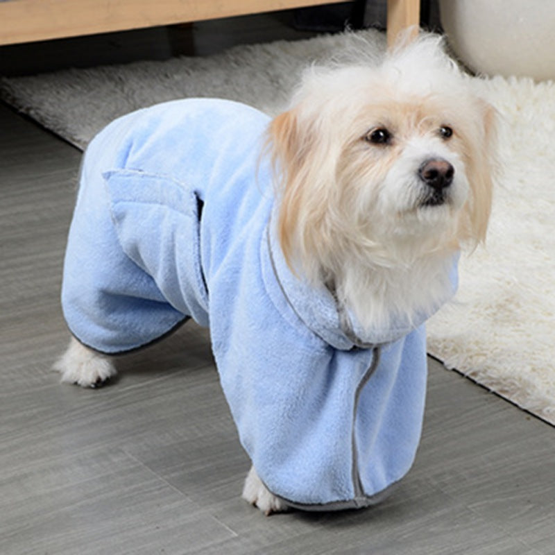 速乾性吸水性タオル 犬用バスローブ 犬用バス