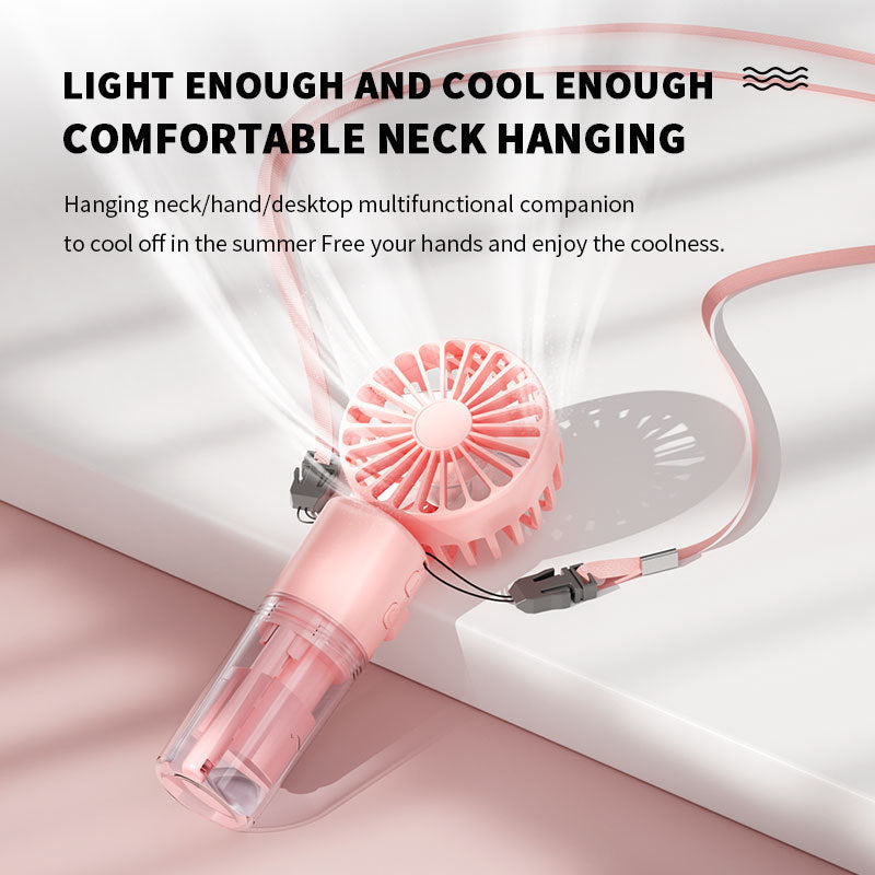 Portable Handheld Spray Fan 4-Speed Water Spray