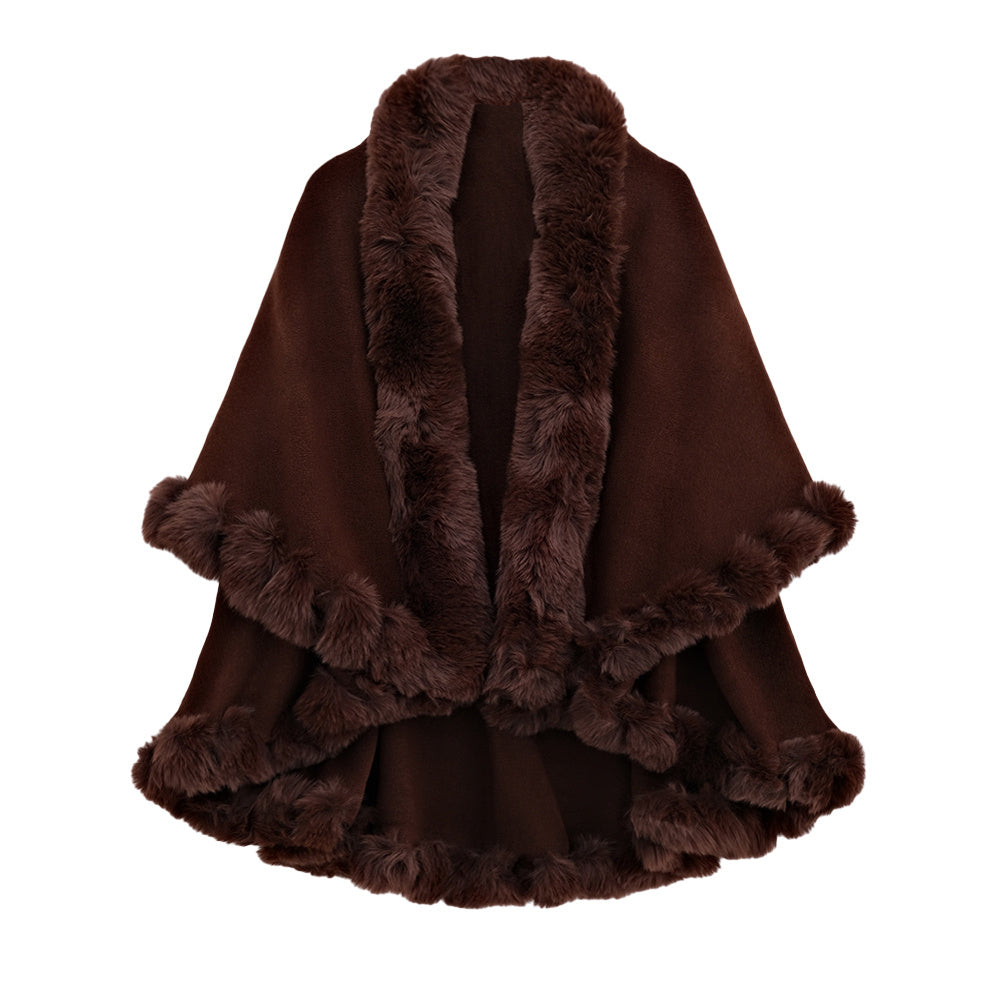 Autumn And Rabbit Fur Collar Layer Artificial