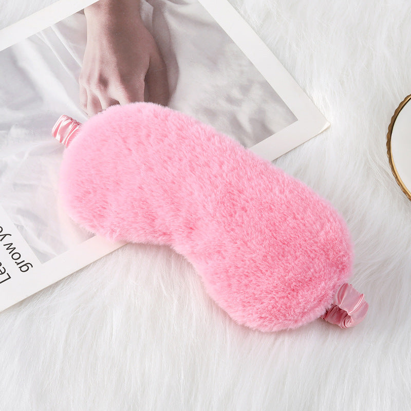 Rabbit Fur Eye Mask Autumn And Comfortable