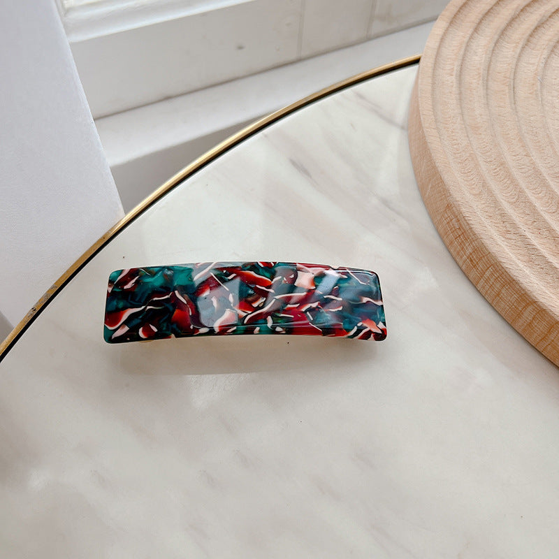 Acetate Simple Graceful Hair Accessories Horizontal Clip
