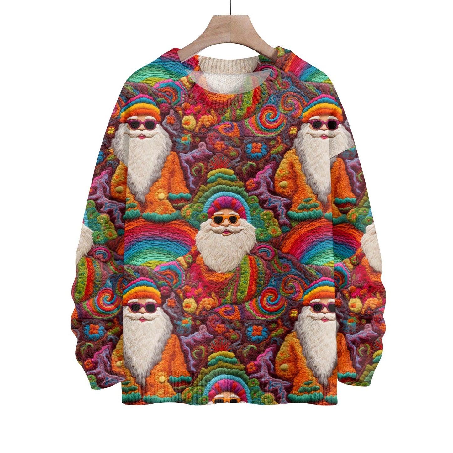 Thick Needle Sweater 3D Digital Printing Women'S