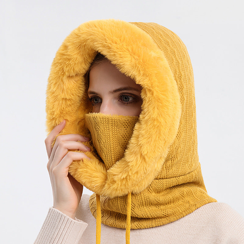 Thick Hat With Scarf Knit Hats For