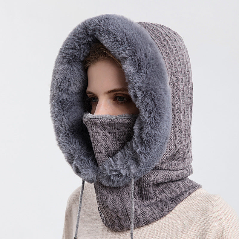 Thick Hat With Scarf Knit Hats For