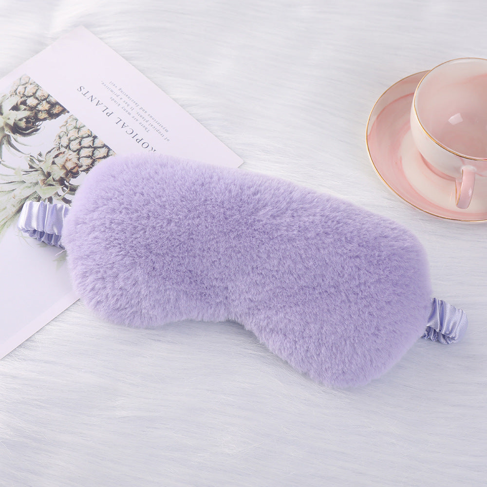 Rabbit Fur Eye Mask Autumn And Comfortable