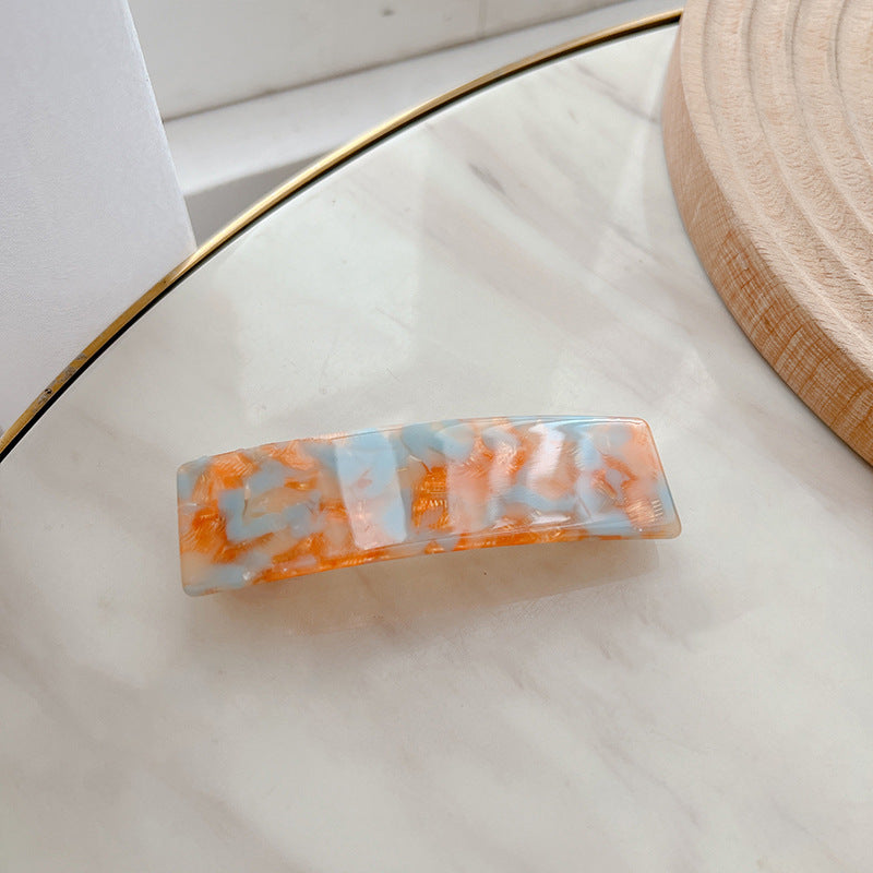 Acetate Simple Graceful Hair Accessories Horizontal Clip